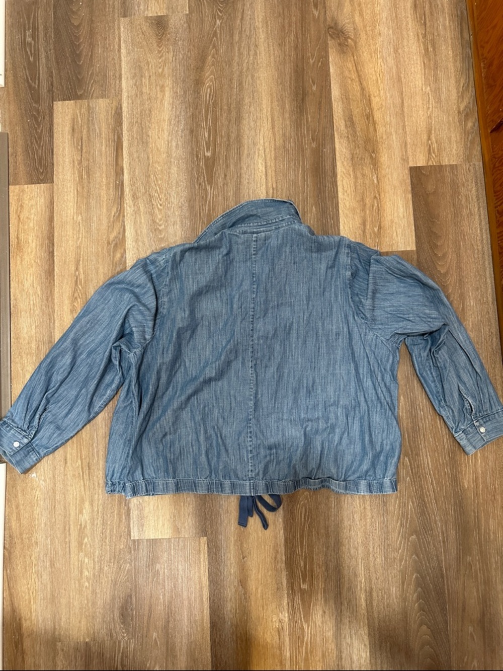 Lane Bryant Light Blue Denim Shirt - Picture 4 of 4